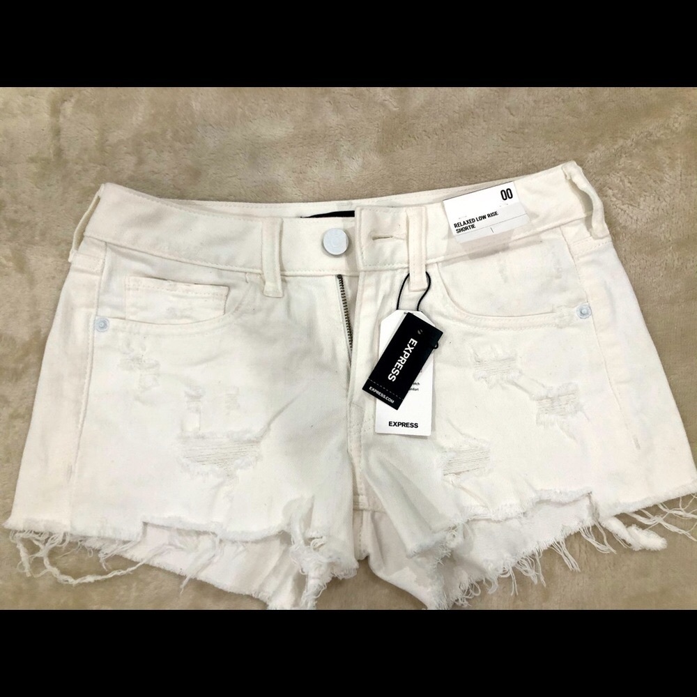 Express white Jeans shorts